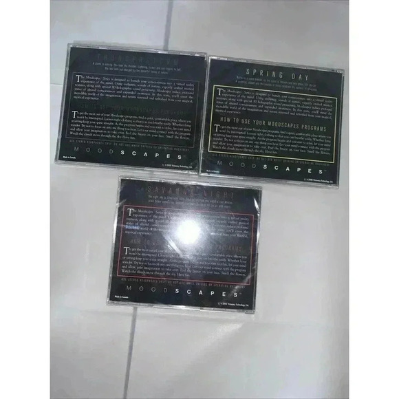 3 Mood Escapes Nature Thunderstorms, Spring Day And Savanna Night Audio CD New - Picture 5 of 8